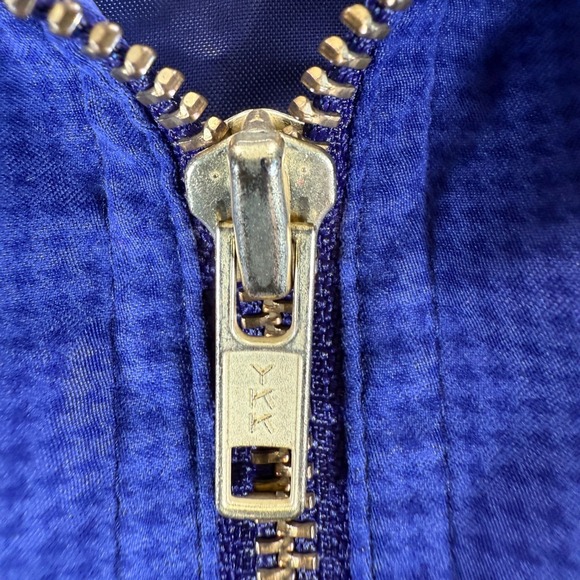 Giacca Sport Houndstooth Jacket Women's Petite Small PS Purple Zip Vintage - Picture 13 of 15